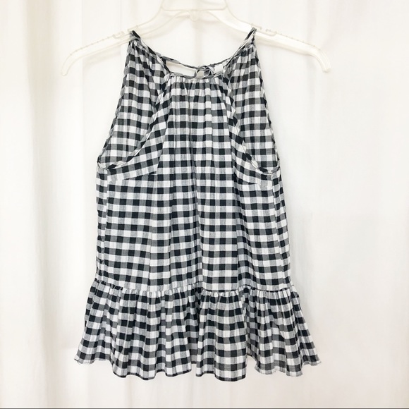 ASOS Tops - 🖤 ASOS Peplum Top In Gingham check print